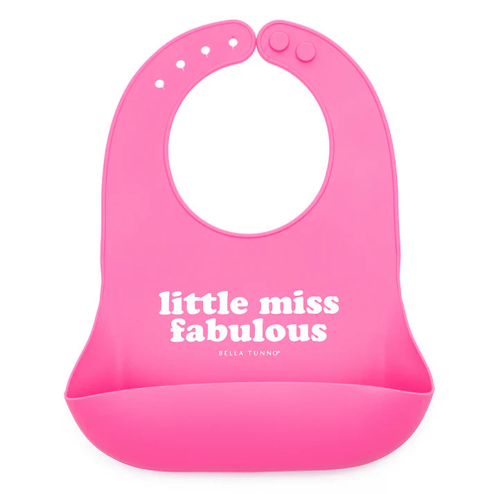 Bella Tunna - Baby Pink Little Miss Fabulous Wonder Bib