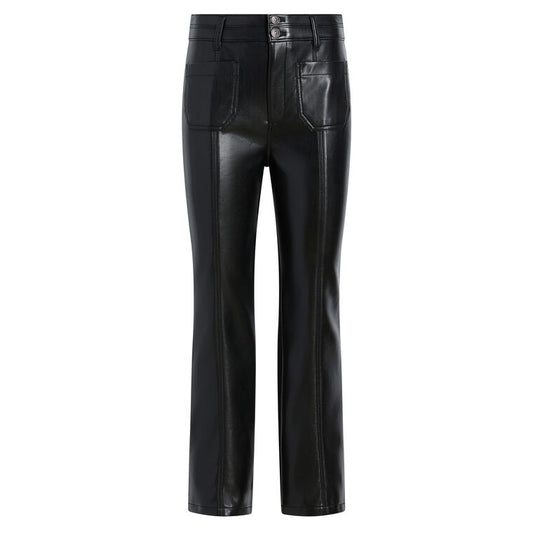 Cinq a Sept - Women - Black Dorothea Vegan Leather Crop  Pant