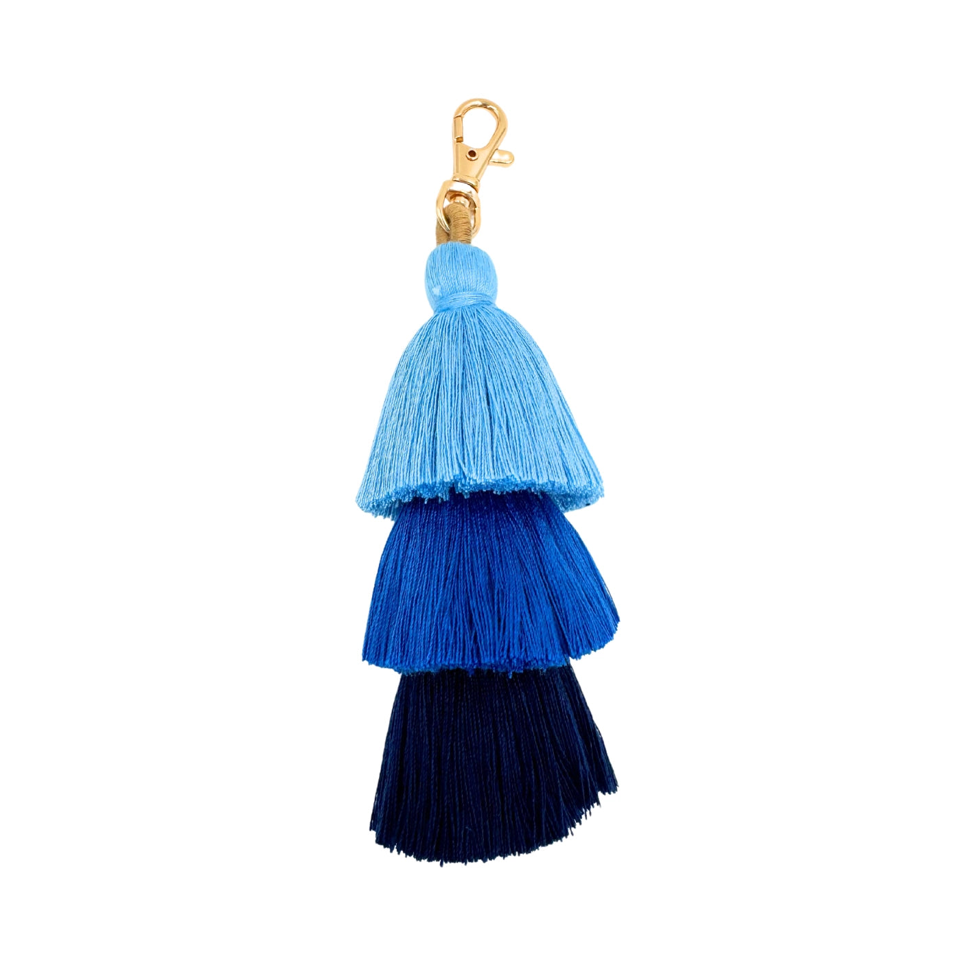 My Fair Mahj - Blue Tassel/ Mahjong Tile Bag Accessory