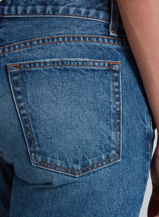 AskkNY -Women - Empire Wash ASSK  Lowrise Straight Leg Jean