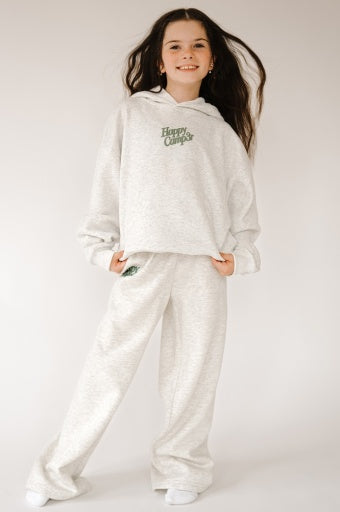Happy Camp3R - Tween - Heather Grey Puff Series Hoodie