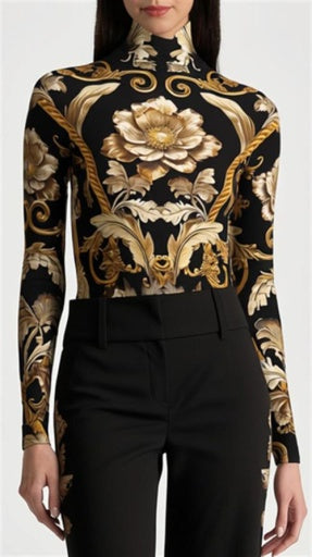 Alice + Olivia - Women - Noir Elegance Off White Delaina Top