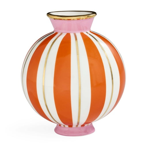 Johnathan Adler-  Orange/Pink Portofino Bud Vase