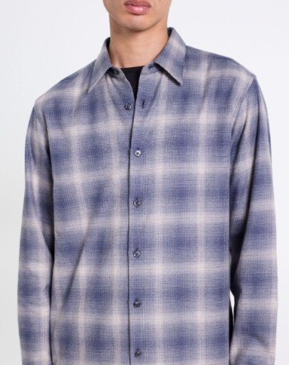 Theory - Men - Inkling Multi Irving Faded Plaid Shirt