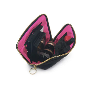 KUSSHI Everyday Makeup Bag -  Small Cosmetic Bag,