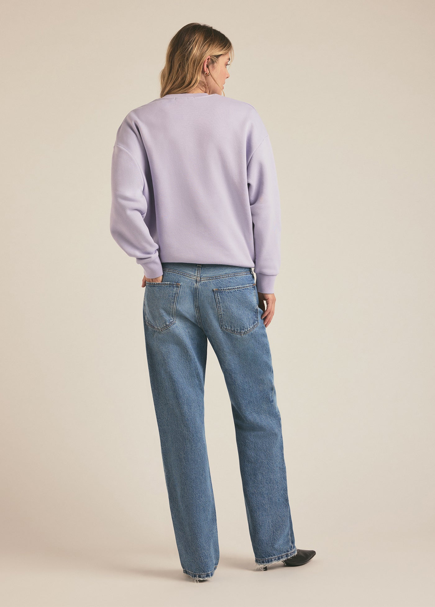Favorite Daughter - Women - Lavender The Collegiate Sweatshirt