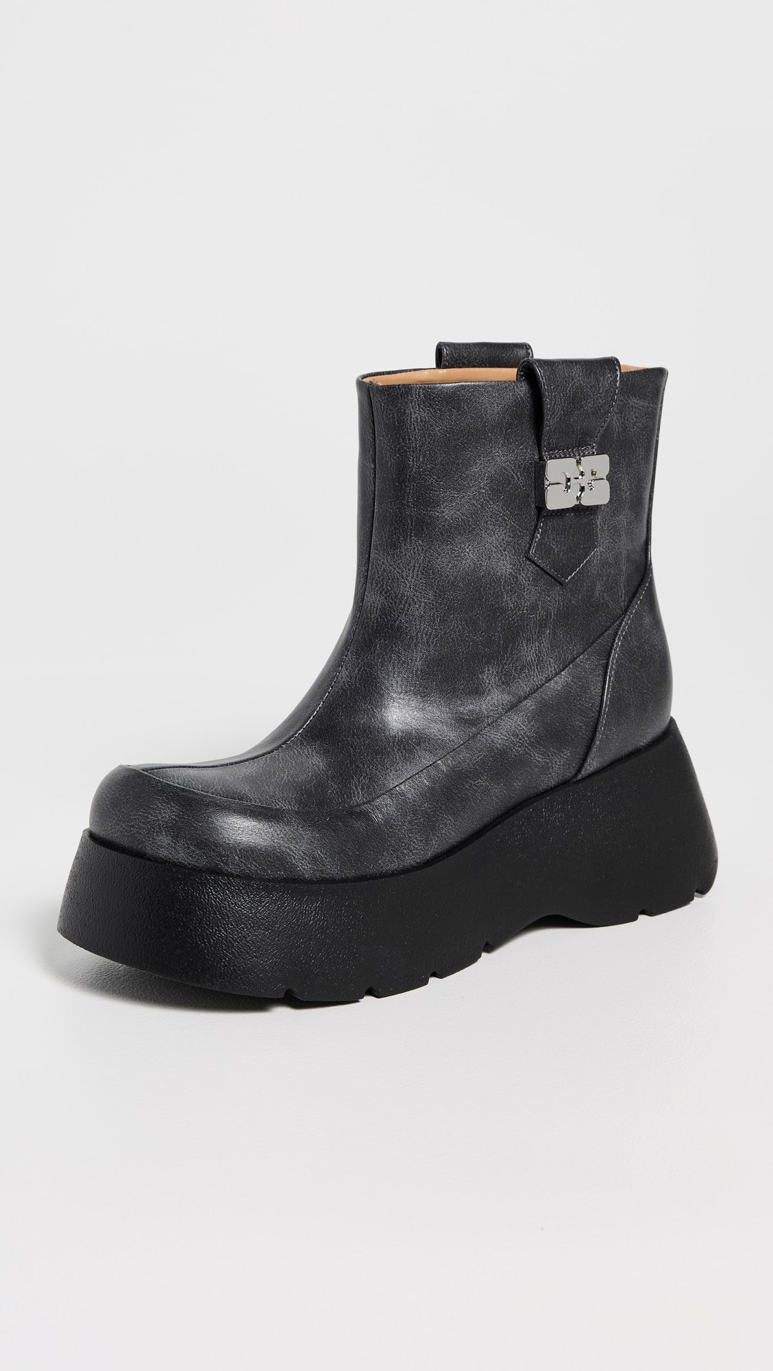 Ganni - Women - Vintage Kat Low Boot Vintage