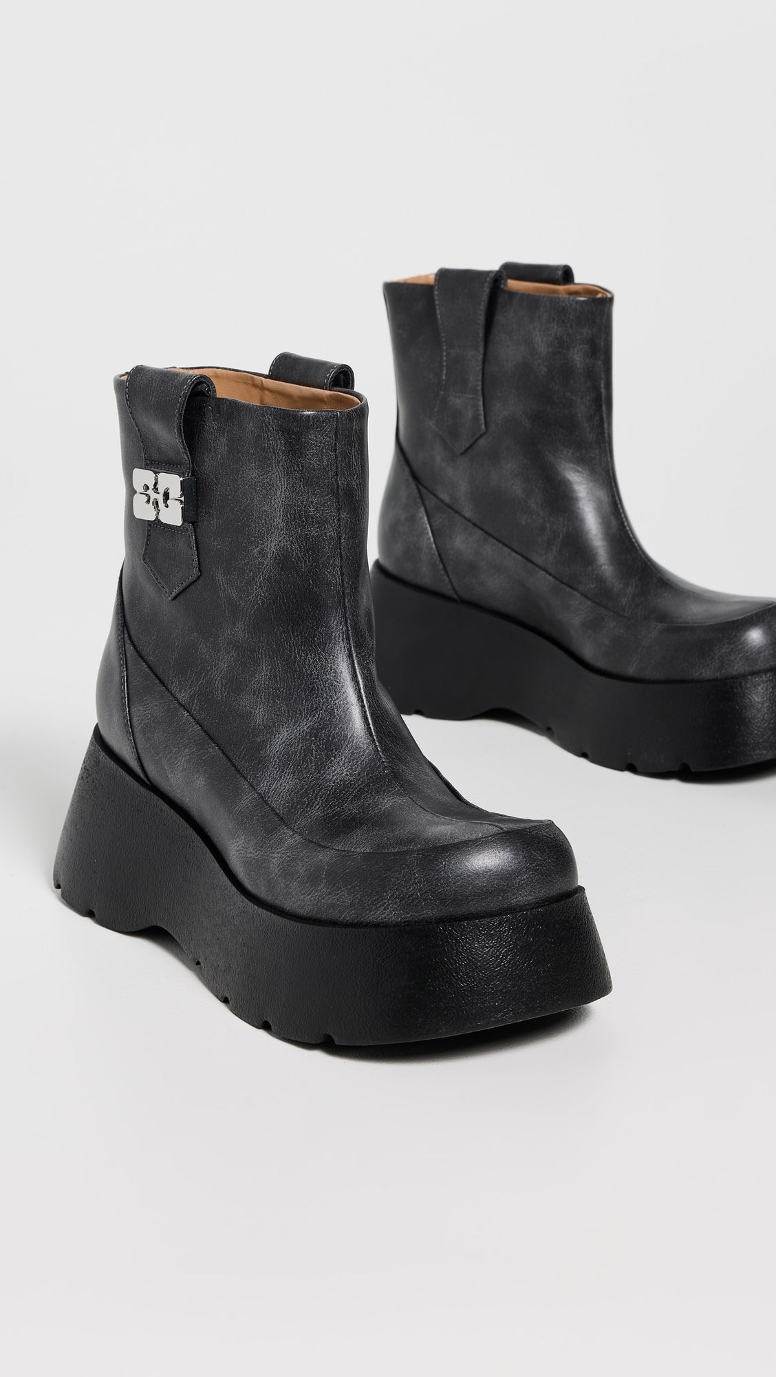 Ganni - Women - Vintage Kat Low Boot Vintage