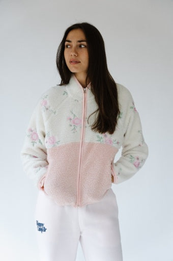 Happy Camp3R - Women - Buttercream  Macie Sherpa Jacket