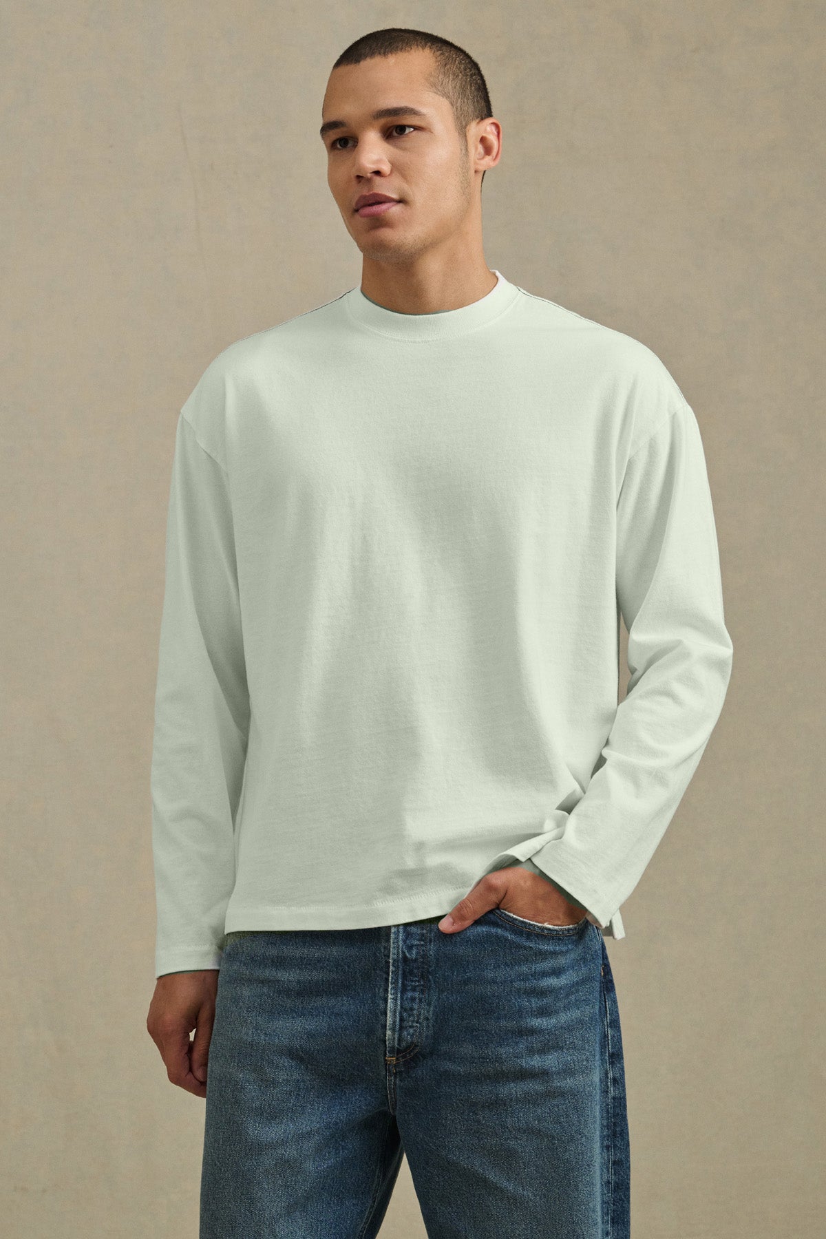 Velvet By Graham & Spencer - Men -  Salt Theo Heavy Jersey Tee