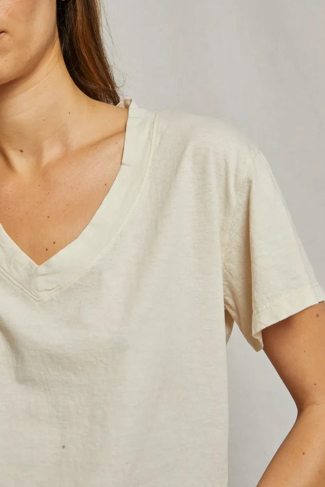 Perfect White Tee - Women - Sugar Hendrix V- Neck Tee