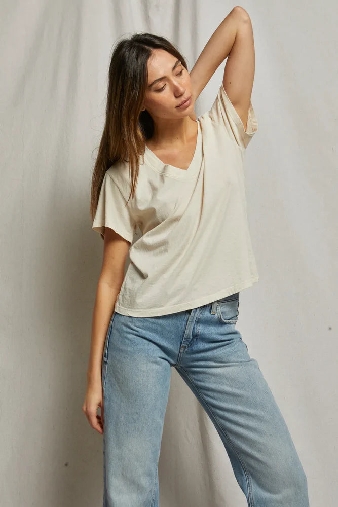Perfect White Tee - Women - Sugar Hendrix V- Neck Tee