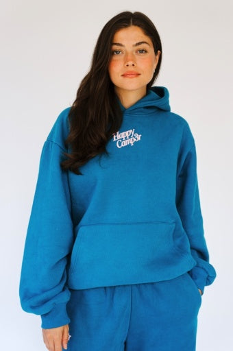 Happy Canp3R - Crystal Teal Puff Series Hoodie