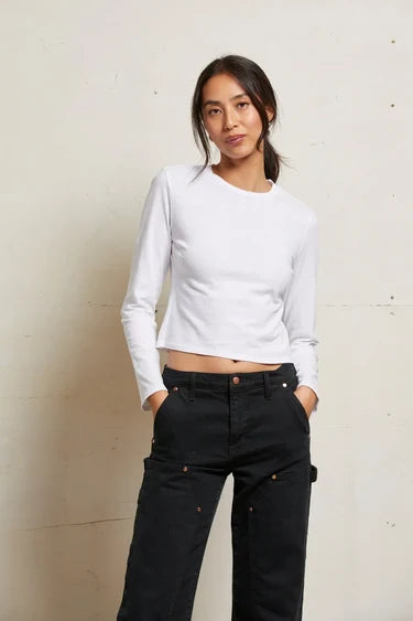 Perfect White Tee - Women - Lisa Long Sleeve Top