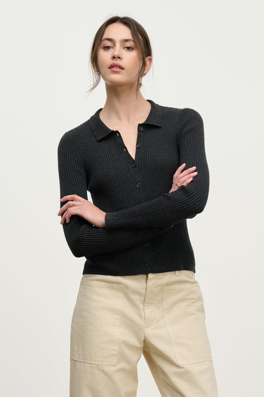 Velvet Tees - Women - Cinder Nikki Cotton Cashmere Cardigan