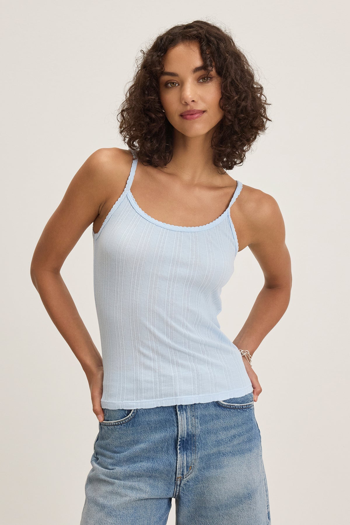 Velvet by Graham & Spencer - Women - Billow Iniku Pointelle Tank Top