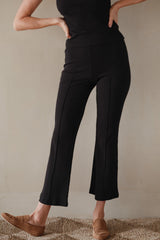 DONNI - Women - Black The Rib Kick Flare