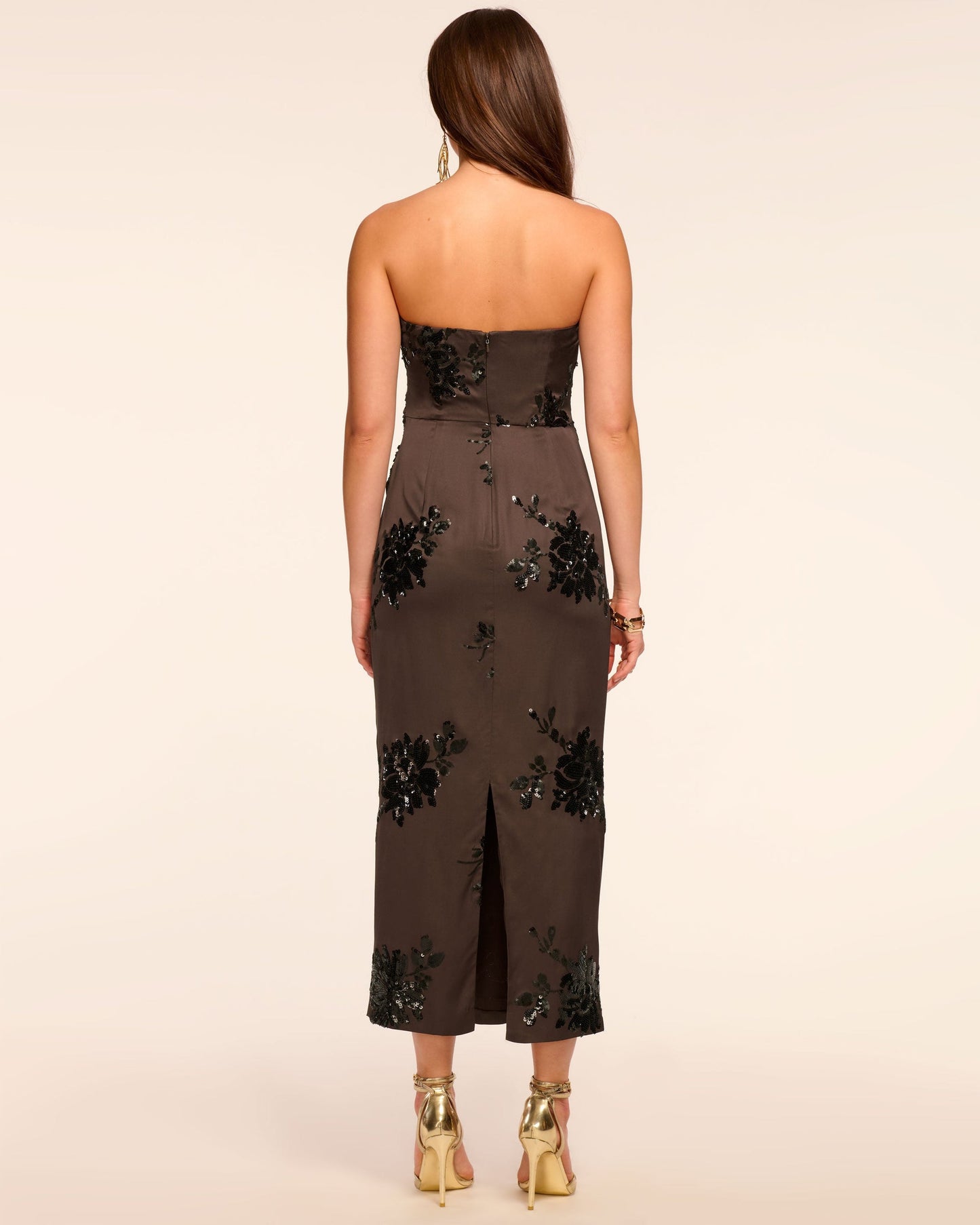 Ramy Brook - Women - Boho Brown Sharon Strapless Midi Dress