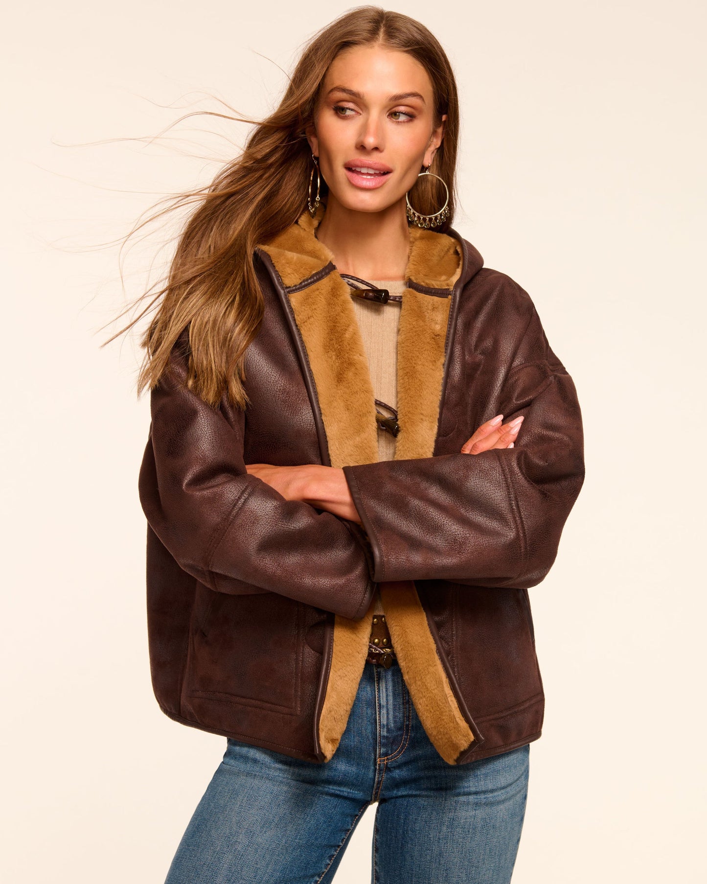 Ramy Brook - Women - Camel Lucy Faux Fur Coat