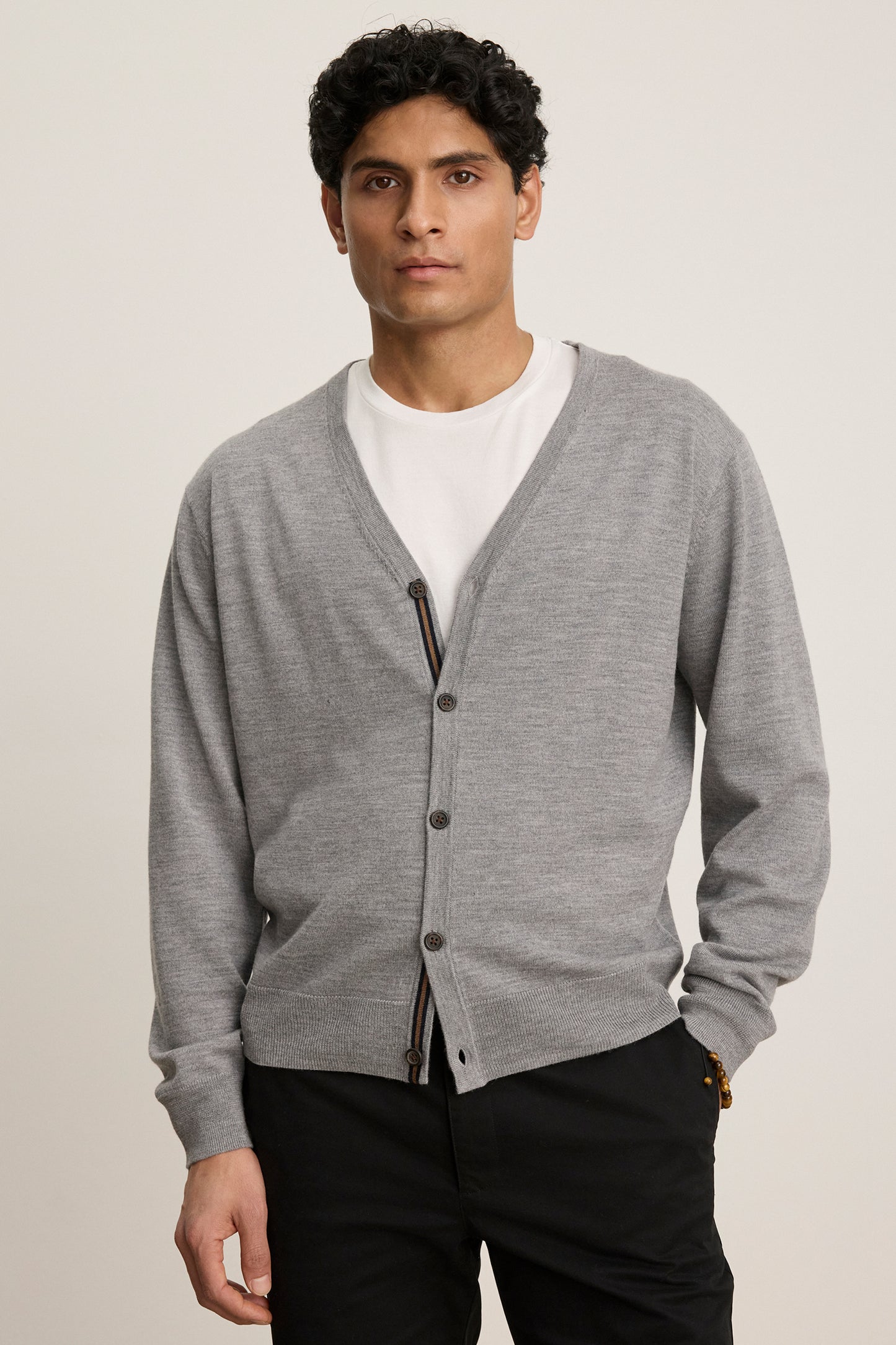Velvet By Graham & Spencer - Men - Silver Silvio Cardigan