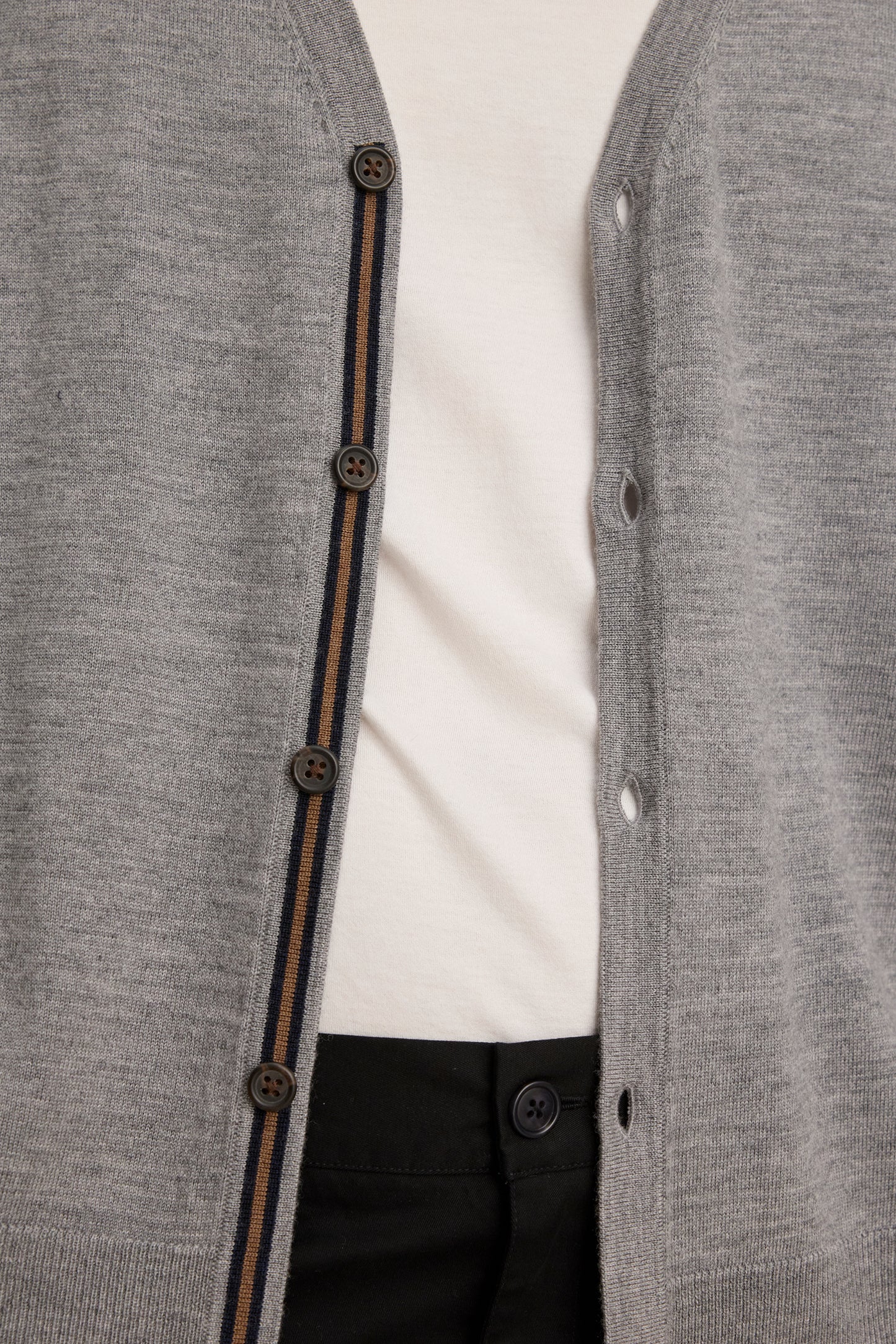Velvet By Graham & Spencer - Men - Silver Silvio Cardigan