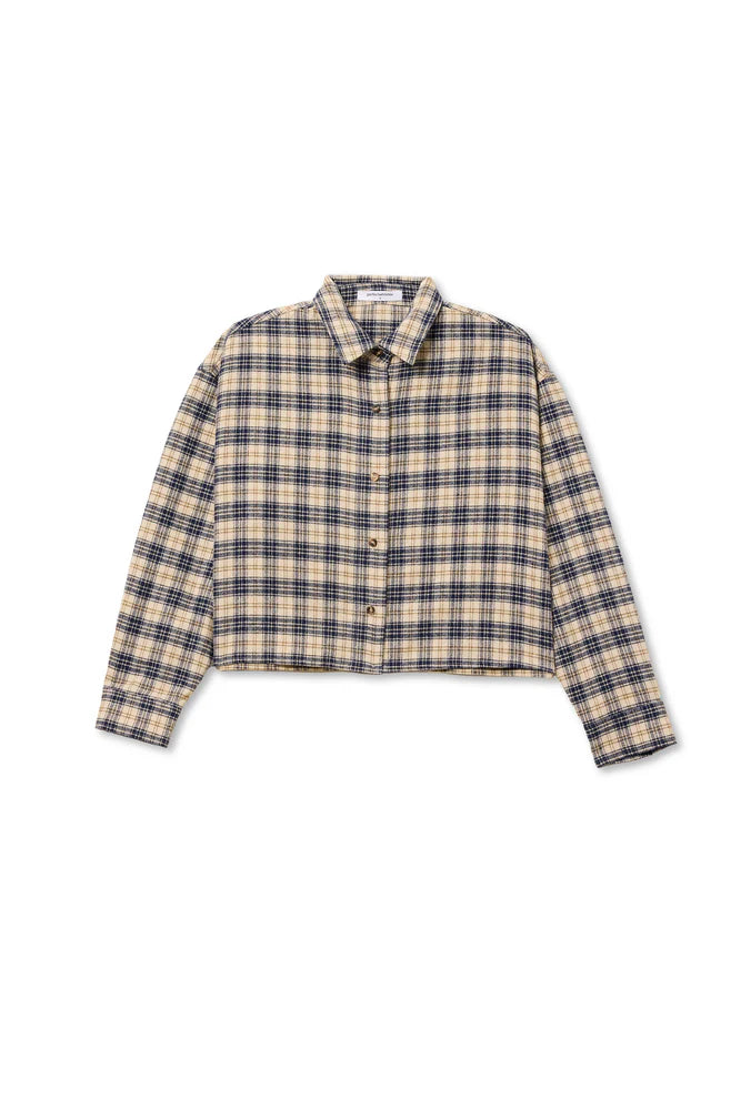 Perfect White Tee - Women - Sugar Plaid Tate Button-Down Shirt