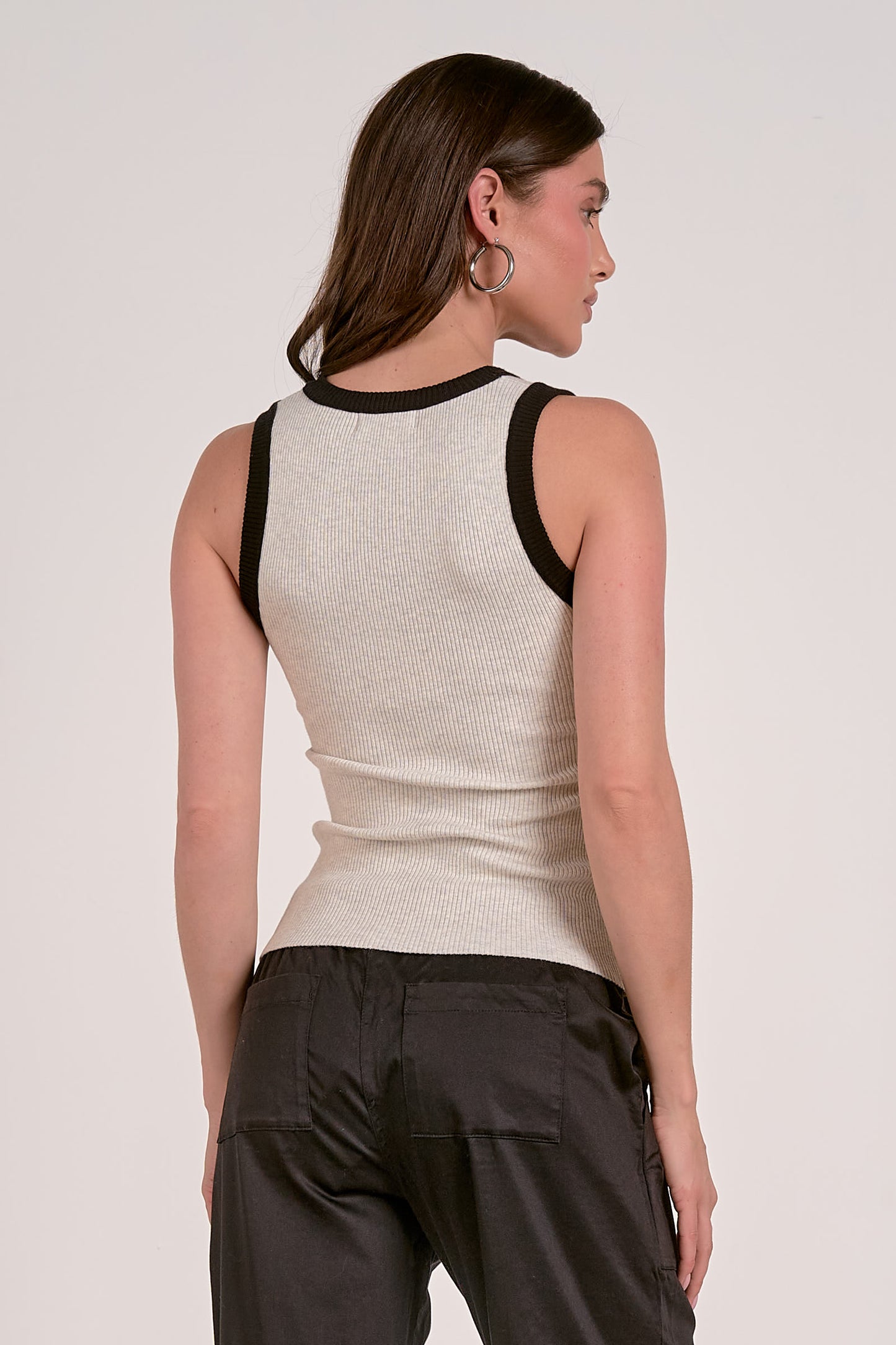 Elan - Women - Light Gray/Black Robbie Tank