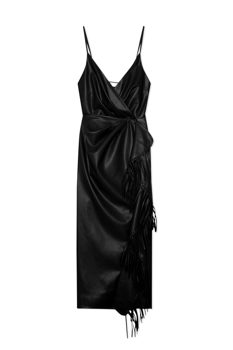 Simkhai - Women - Black Carlee Fringe Midi Dress