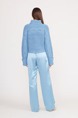 STAUD - Women - French Blue Vernacular Sweater