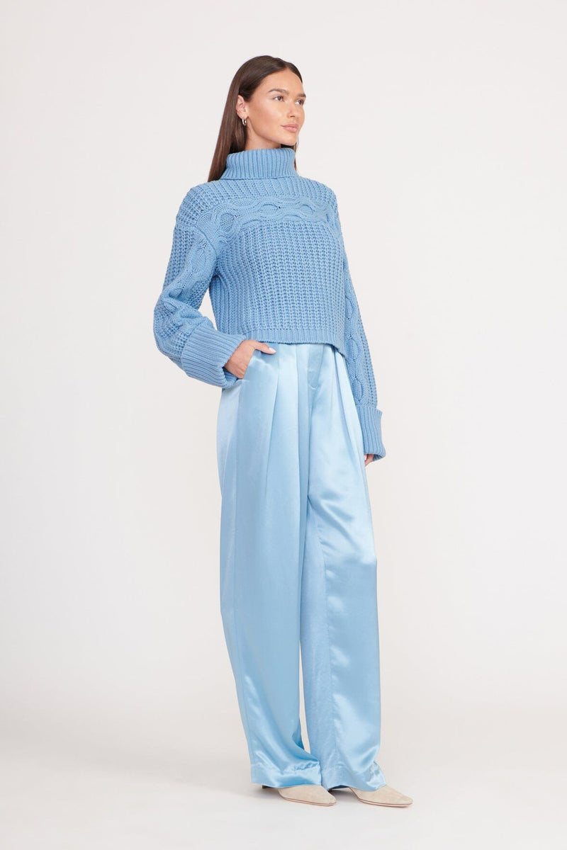 STAUD - Women - French Blue Vernacular Sweater