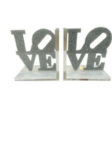Love Lucite Bookends