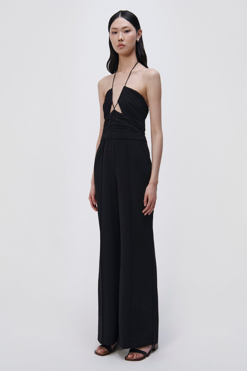 Simkhai - Women - Black Gala Plisse Cut Out Jumpsuit