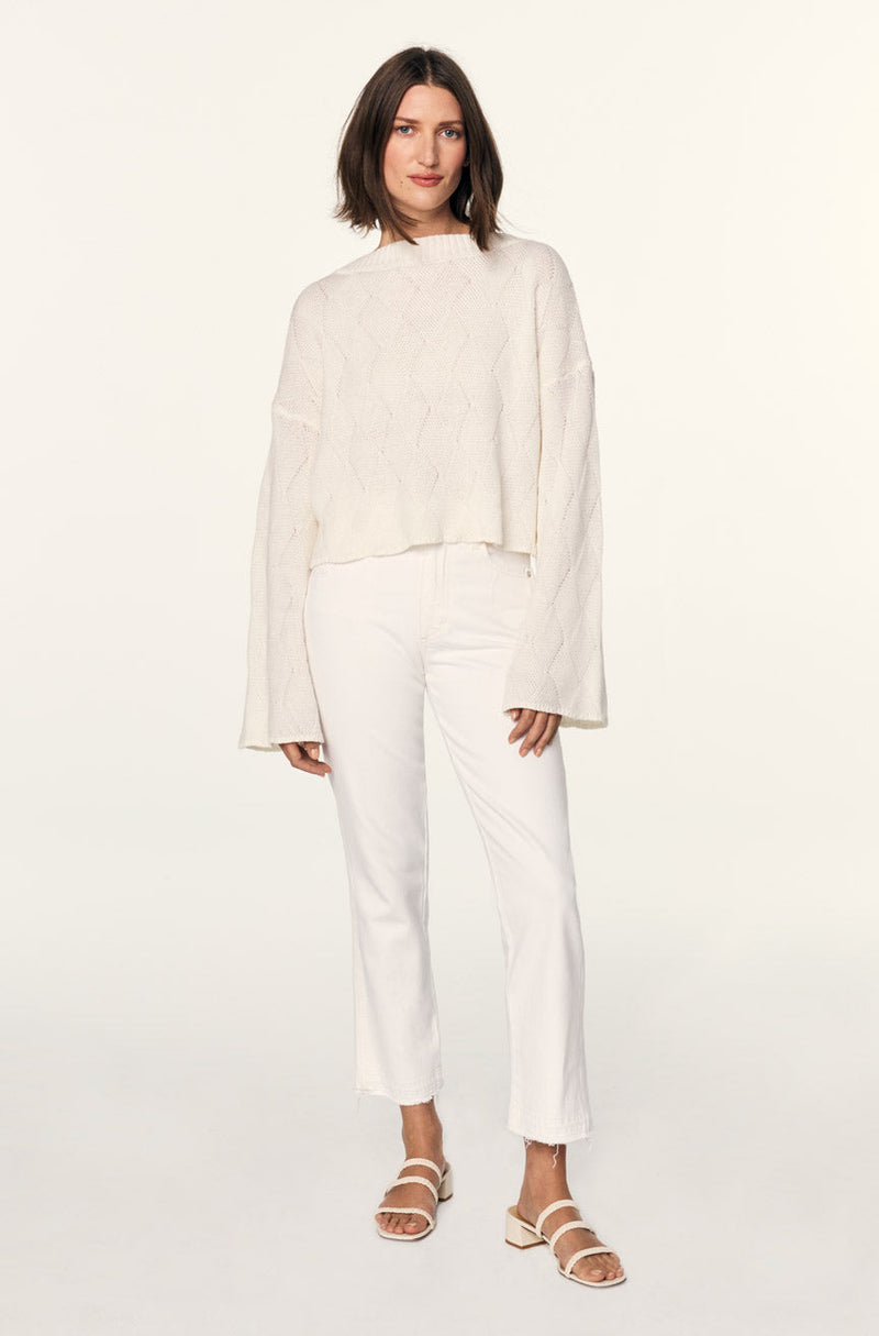 AMO Denim - Women - White Sands Chloe Crop