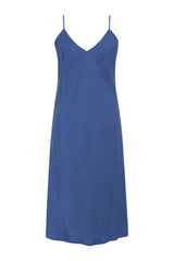 Gold Hawk - Women - Mediterranean Blue Vicky Bias Slip Dress
