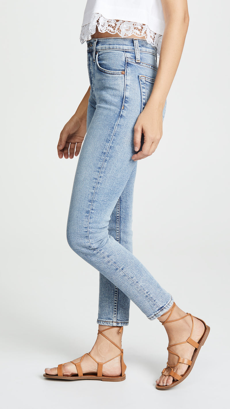 Guys N Gals Re/Done High Rise Ankle Crop 