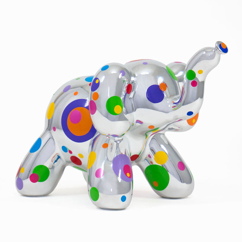 Guys N Gals - Multicolor Polka Dot - Balloon Money Bank Elephant
