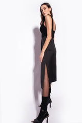 PINKO - Women - Black Dress With Knit Top