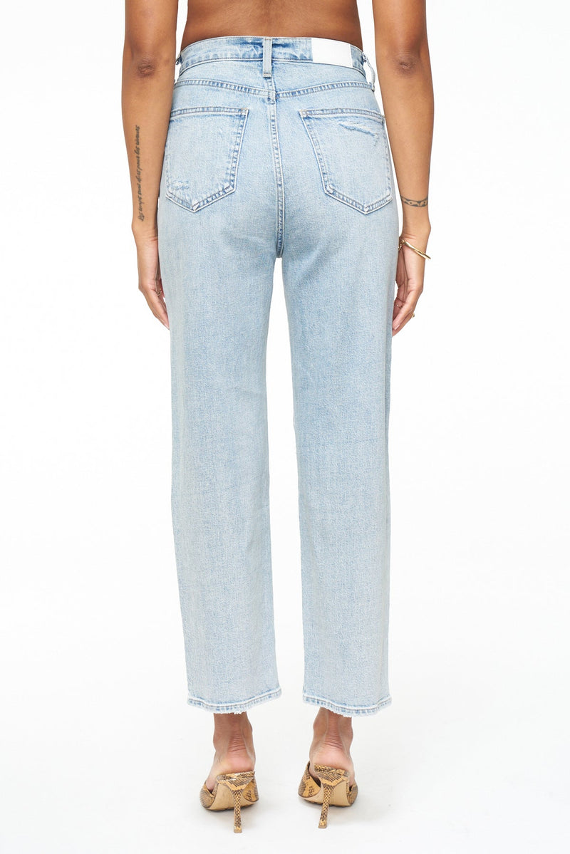 PISTOLA - Women - Rainer Distressed Cassie Crop Super High Rise Straight